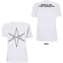 Bring me the horizon, Tričko Barbed Wire, Unisex, Biela