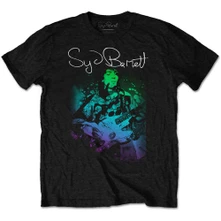 Syd Barrett, Tričko Psychedelic, Unisex, Čierna