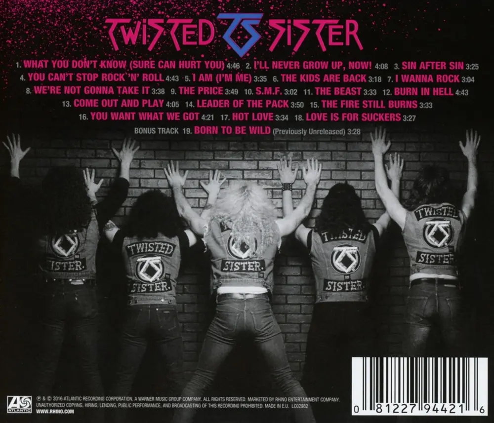 Twisted Sister – THE BEST OF THE ATLANTIC YEARS (CD)