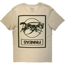 Unisex T-Shirt: Dog F&B (Sand) (Back Print) thumbnail