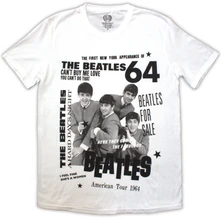 The Beatles, Tričko 1964, Unisex, Biela