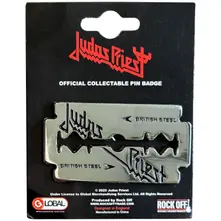 Judas Priest – British Steel Razor Blade (Odznak)