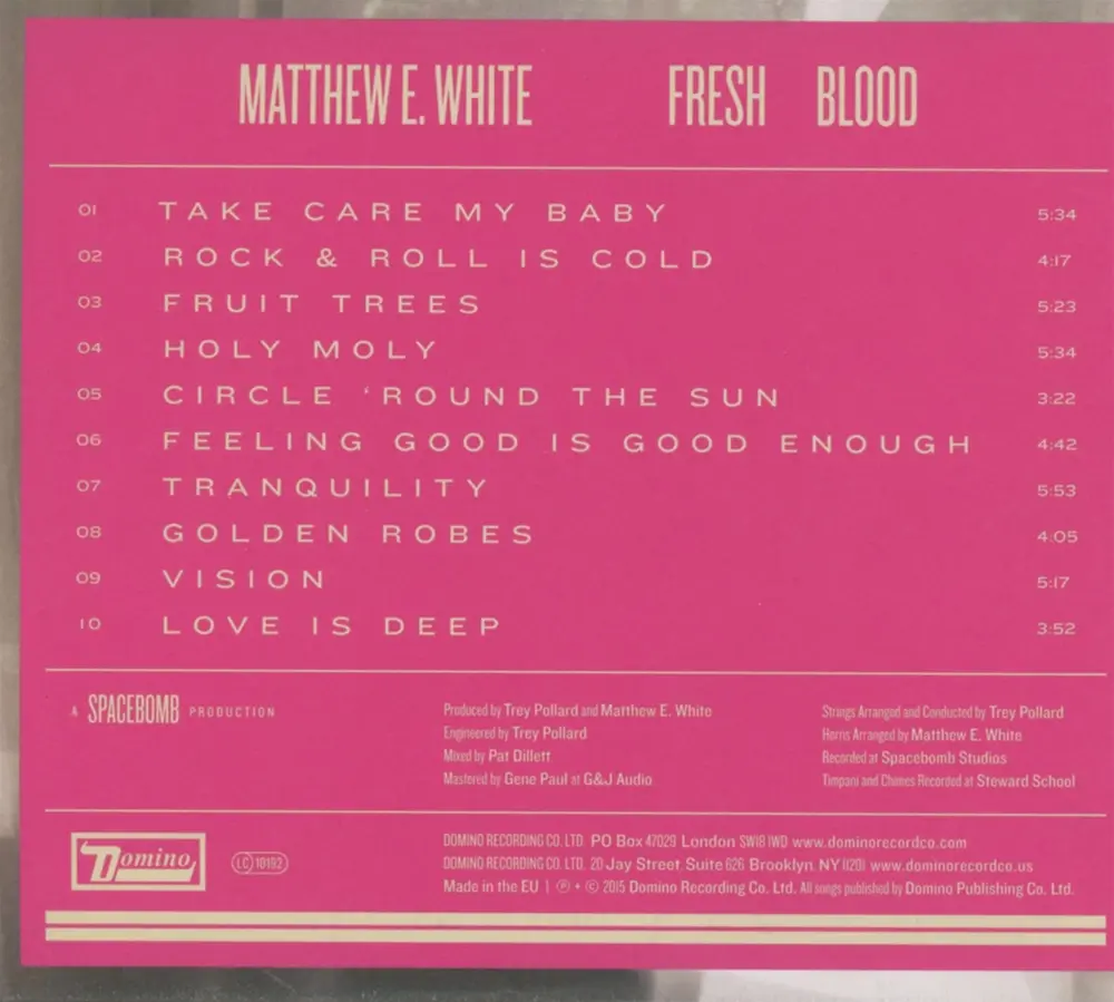 Matthew E. White – Fresh Blood (CD)