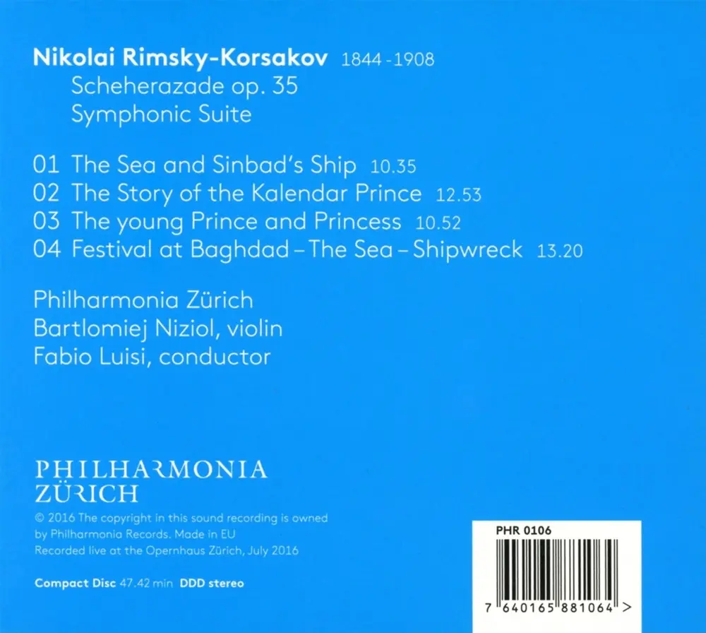 KORSAKOV, N. - SHEHERAZADE