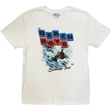 The Beach Boys, Tričko Summer Tour '86, Unisex, Biela