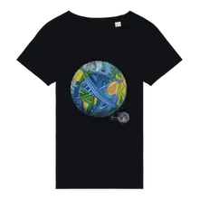 Camisetas – Náš "malý" svet - Zem a Mesiac - farebné (Camiseta)