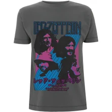 Led Zeppelin, Tričko Japanese Blimp, Unisex, Šedá