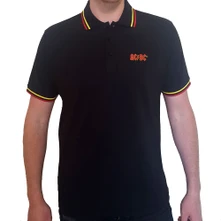 AC/DC, Polokošeľa Classic Logo, Unisex, Čierna