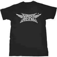 BABYMETAL, Tričko Logo, Unisex, Čierna