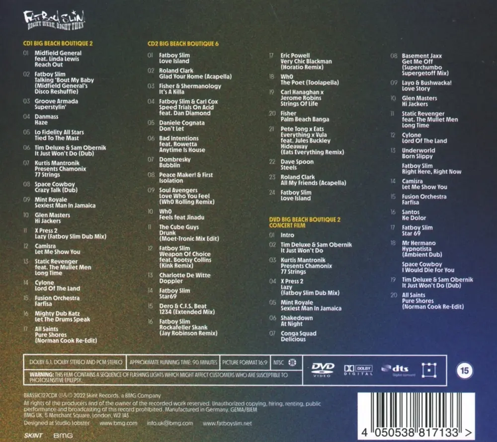 Fatboy Slim – Right Here, Right Then (A Big Beach Boutique Celebration) (DVD)