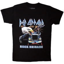 Tričko Unisex T-Shirt: Rock Brigade Truck (Black)