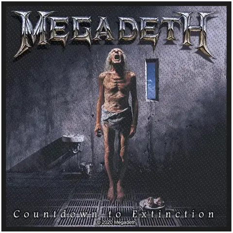 Megadeth – Nášivka Countdown To Extinction (Standard Woven Patch · sew-on)
