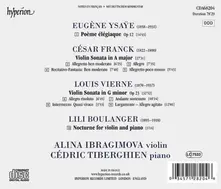 Alina Ibragimova – VIERNE & FRANCK: VIOLIN SONATAS (CD)
