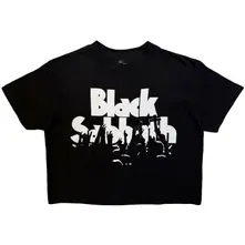 Ladies Crop Top: California Audience (Black) thumbnail