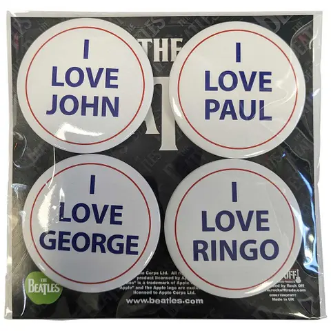 I Love 4 Pack Large