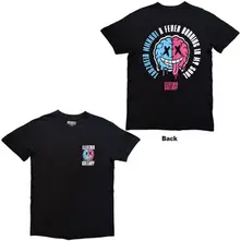 Unisex T-Shirt: Tanzneid Soul Brain (Black) (Back Print)