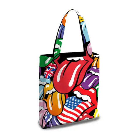 The Rolling Stones – Taška Tongues (Tote Bag), Multi-color