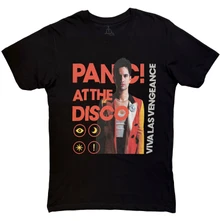 Panic! At The Disco, Tričko Viva Photo, Unisex, Čierna
