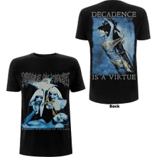 Cradle of Filth, Tričko Decadence, Unisex, Čierna