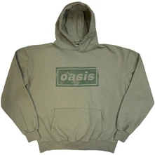 Mikina Unisex Pullover Hoodie: Lino Logo (Green) (Ex-Tour)