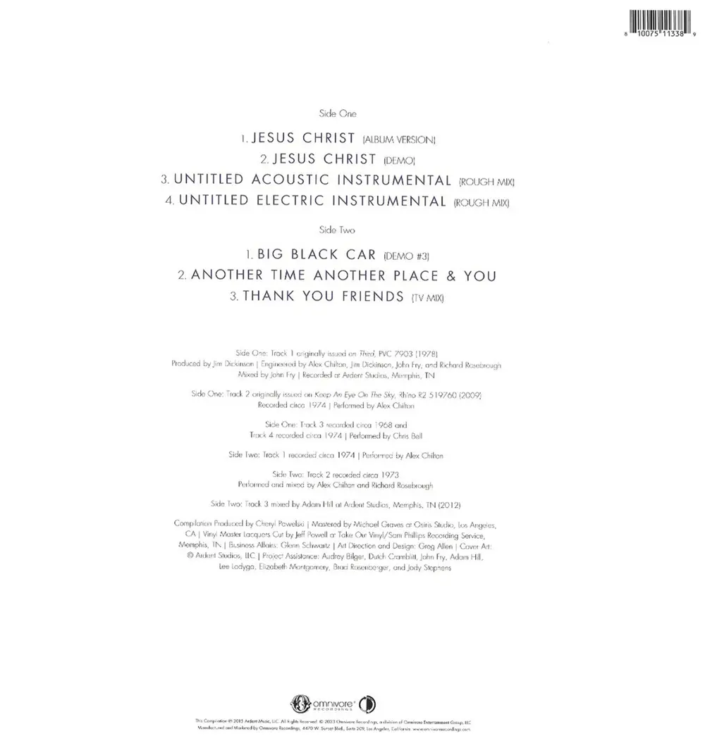 Big Star – JESUS CHRIST (12'' MAXI SINGLE) (Vinyl)