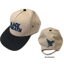 Black Sabbath, Šiltovka Wavy Logo, Unisex, Čierna, Natural