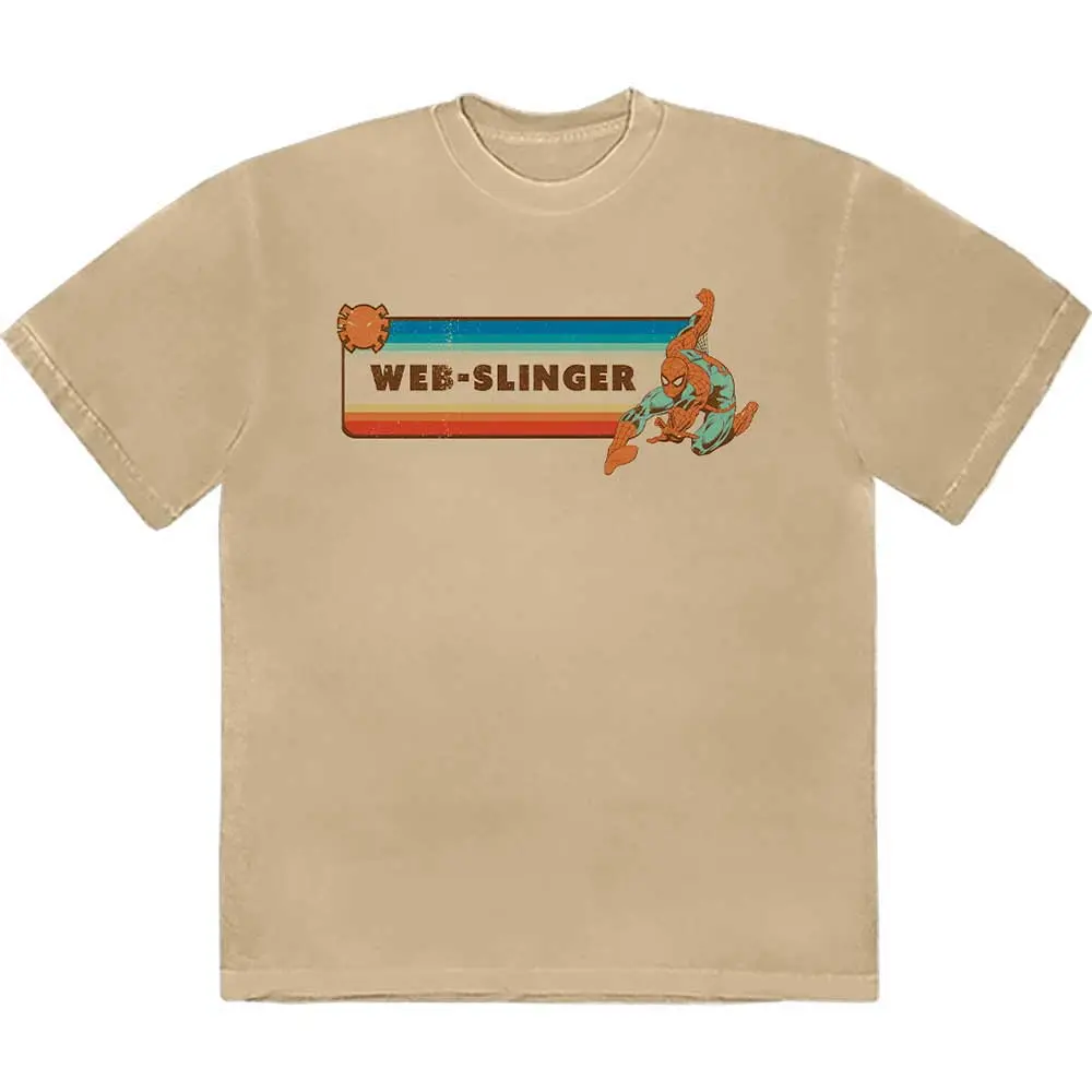Spider-Man Web-Slinger (Natural) (Tricou)