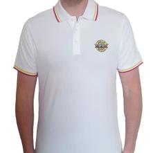 Guns N’ Roses, Polokošeľa Classic Logo, Unisex, Biela