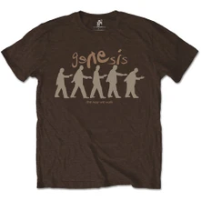 Genesis, Tričko The Way We Walk, Unisex, Hnedá