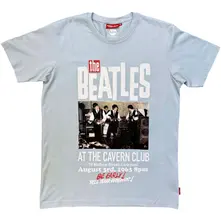 Unisex Unplugged T-Shirt: Cavern (Light Blue) (Back Print) thumbnail