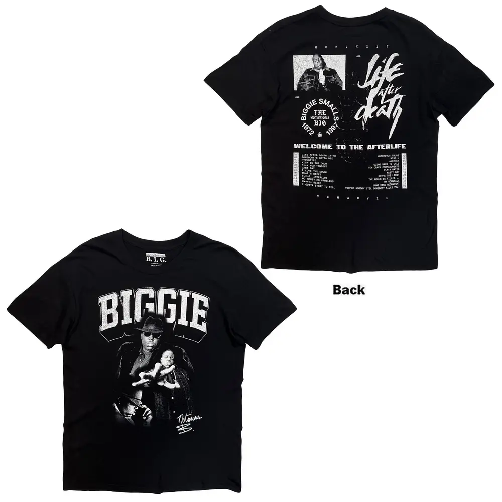 Unisex T-Shirt: Life After Death (Black) (Back Print)