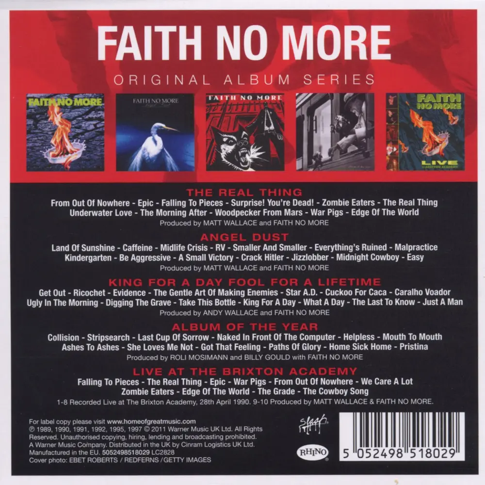 Faith No More – ORIGINAL ALBUM SERIES (CD)