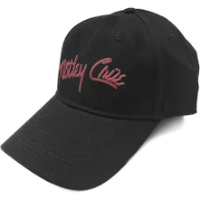 Motley Crue, Šiltovka Logo, Unisex, Čierna