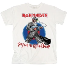 Iron Maiden, Tričko Chicago Mutants, Unisex, Biela