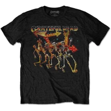 Grateful Dead, Tričko Truckin' Skellies Vintage, Unisex, Čierna