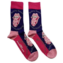 The Rolling Stones, Ponožky UK Tongue, Unisex, Fialová