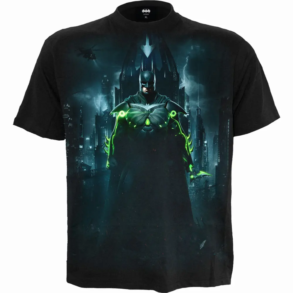 Unisex T-Shirt: Batman Injustice 2 (Black) (Back Print)
