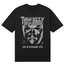 Unisex T-Shirt: Jailbreak Live In Cleveland '76 (Black)