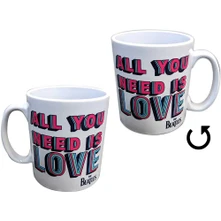 Hrnček Unboxed Mug: All You Need Is Love (White)
