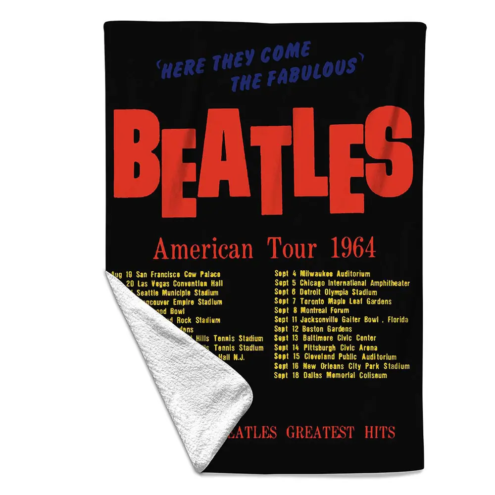 The Beatles – America Tour Black (Multi-color, Small) (Deka)