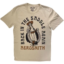 Tričko Unisex T-Shirt: Back In The Saddle (Sand)