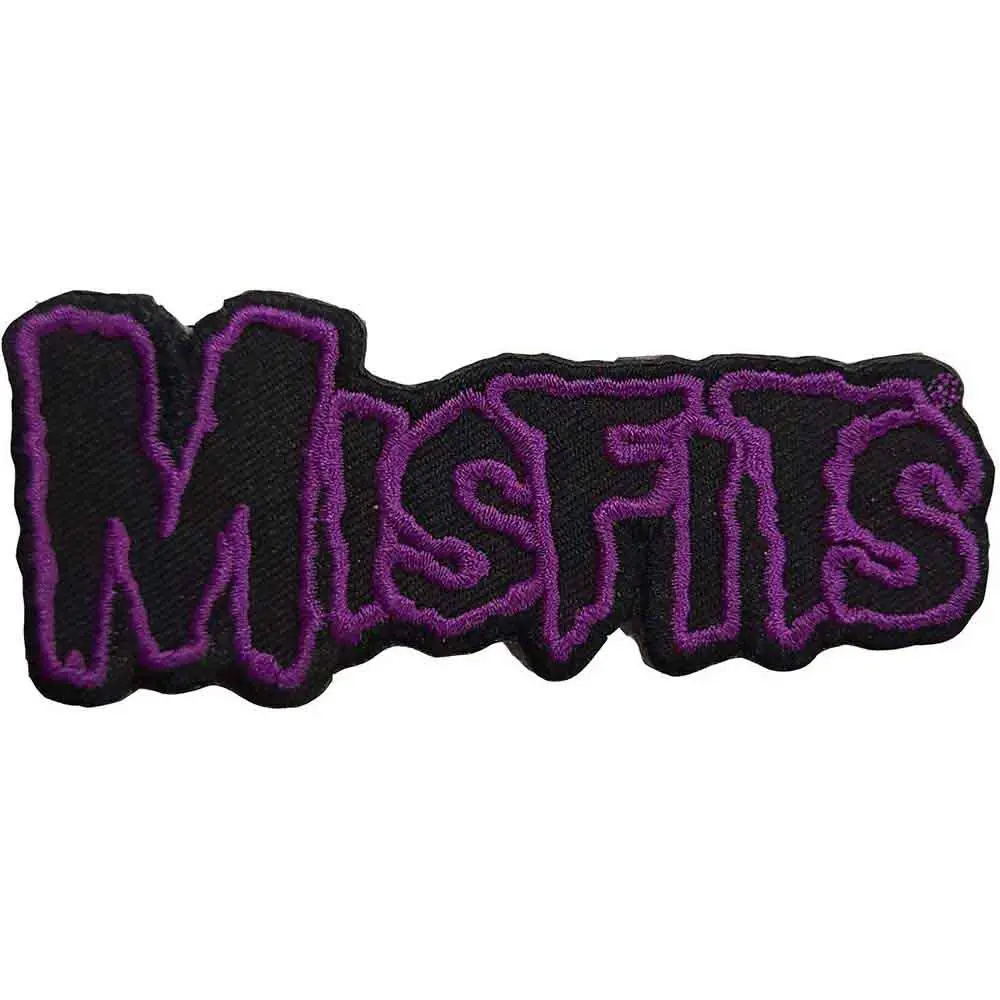 Misfits – Purple Border Logo (Nažehlovačka)