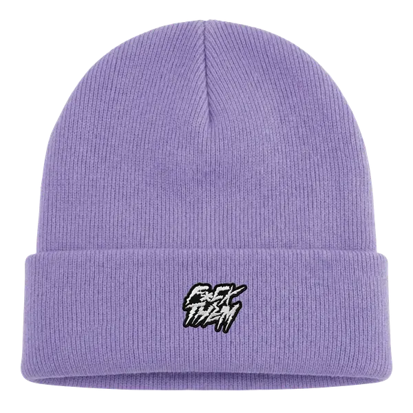 Accesories – Beanie Fckthem Patch Beanie, Unisex, Violet