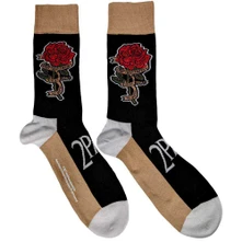 2Pac, Ponožky Rose, Unisex, Čierna