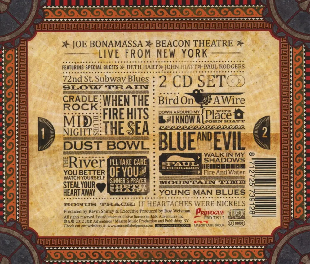 BEACON THEATRE: LIVE FROM NEW YORK