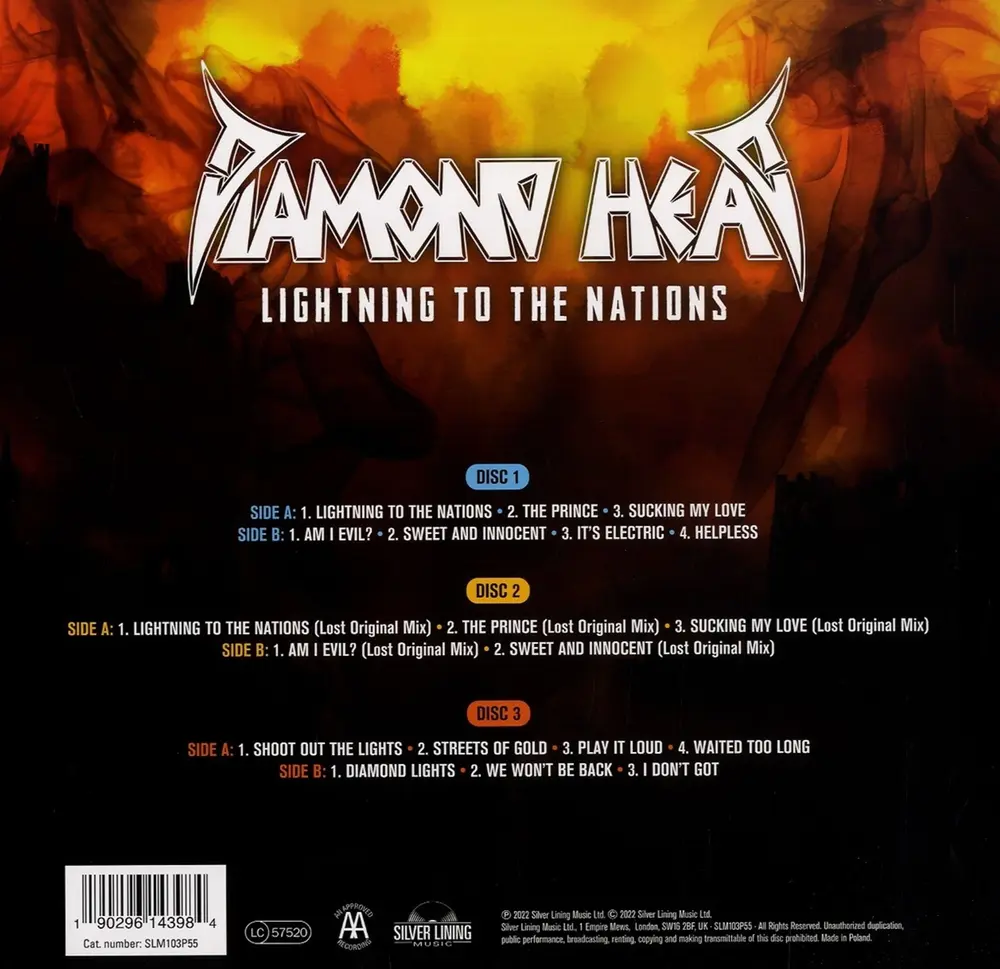Diamond Head – LIGHTNING TO THE NATIONS (THE WHITE ALBUM) (REMASTERED 2021) (Vinyl)