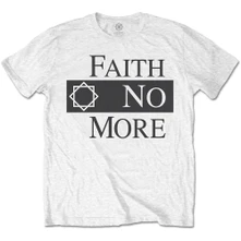 Faith No More, Tričko Classic Logo V.2., Unisex, Biela