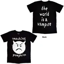 The Smashing Pumpkins Unisex T-Shirt: The World Is A Vampire (Black) (Back Print) thumbnail