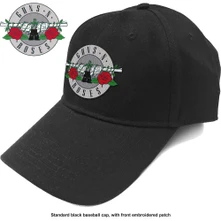 Guns N’ Roses, Šiltovka Silver Circle Logo, Unisex, Čierna