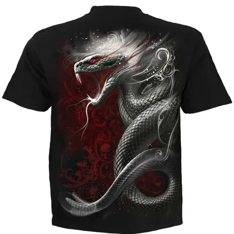 Spiral – Tričko Gothic Serpent (Čierna), Unisex, Čierna
